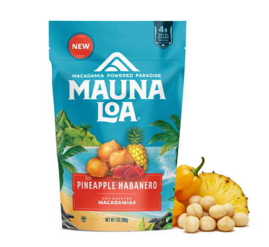 Mauna Loa Macadamia Stand Up Bag 7oz: Pineapple Habanero gallery