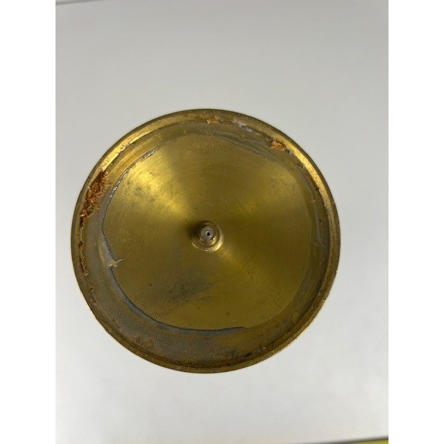Vintage Solid Brass Spiral Barley Twist Taper Candlestick Holder 12 Inch Gold gallery