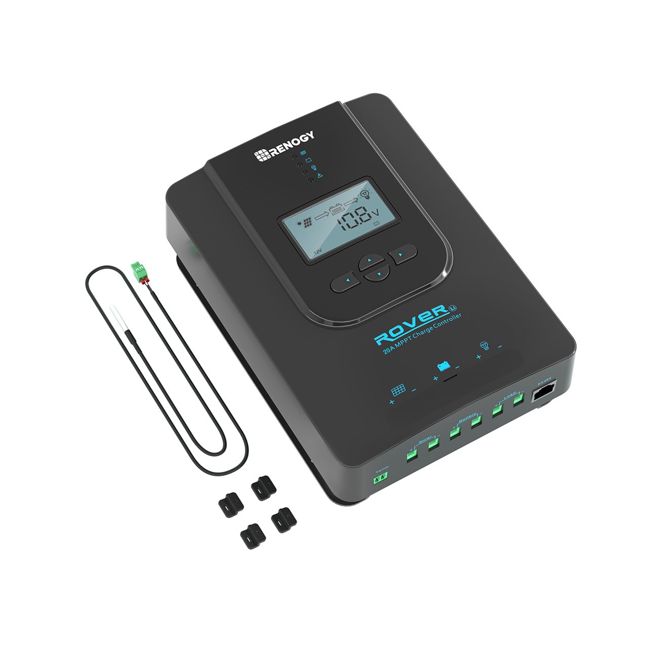 Renogy MPPT Solar Charge Controller 20A/30A/40A/60A/100A 12V/24V/36V For Solar gallery