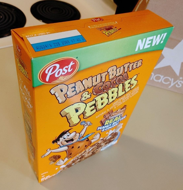 NEW UNOPENED SEALED 2019 Post Peanut Butter & Cocoa Pebbles Cereal 11 oz RARE gallery