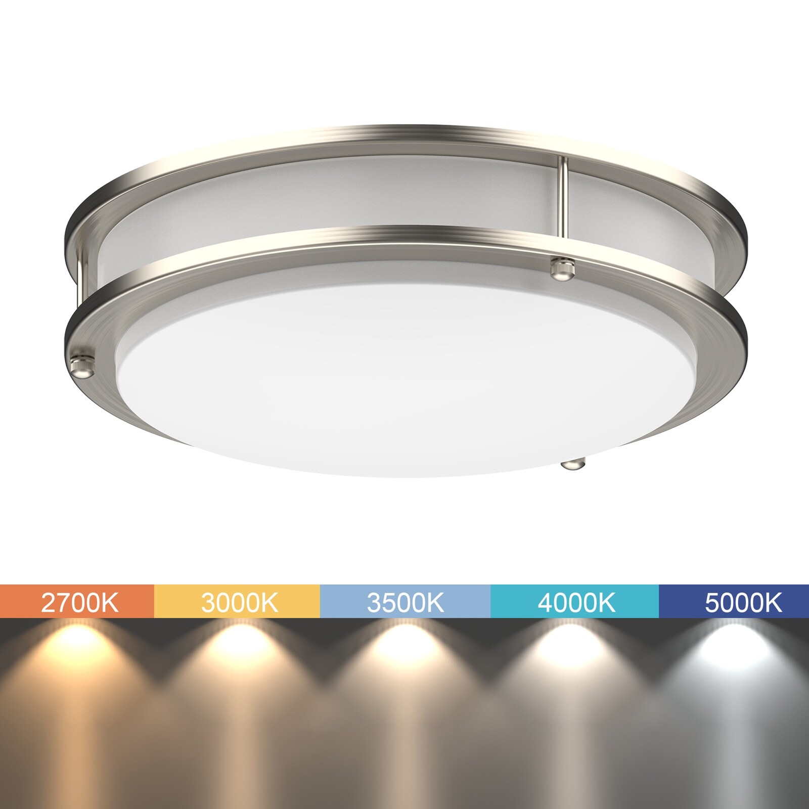 LED Ceiling Light | ALL-IN-ONE Adjustable Light Color | Dimmable | 10"/12"/14" gallery