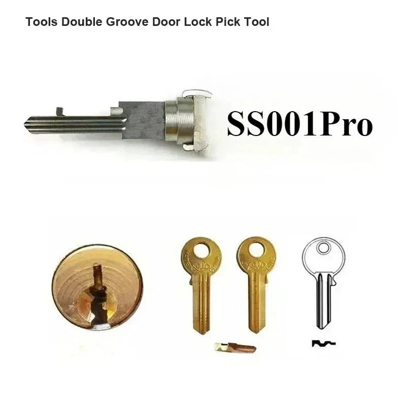 Hook And Pickup Tool Kit 2 In 1 Portable Lock Picking Set Ergonomic Handle** gallery