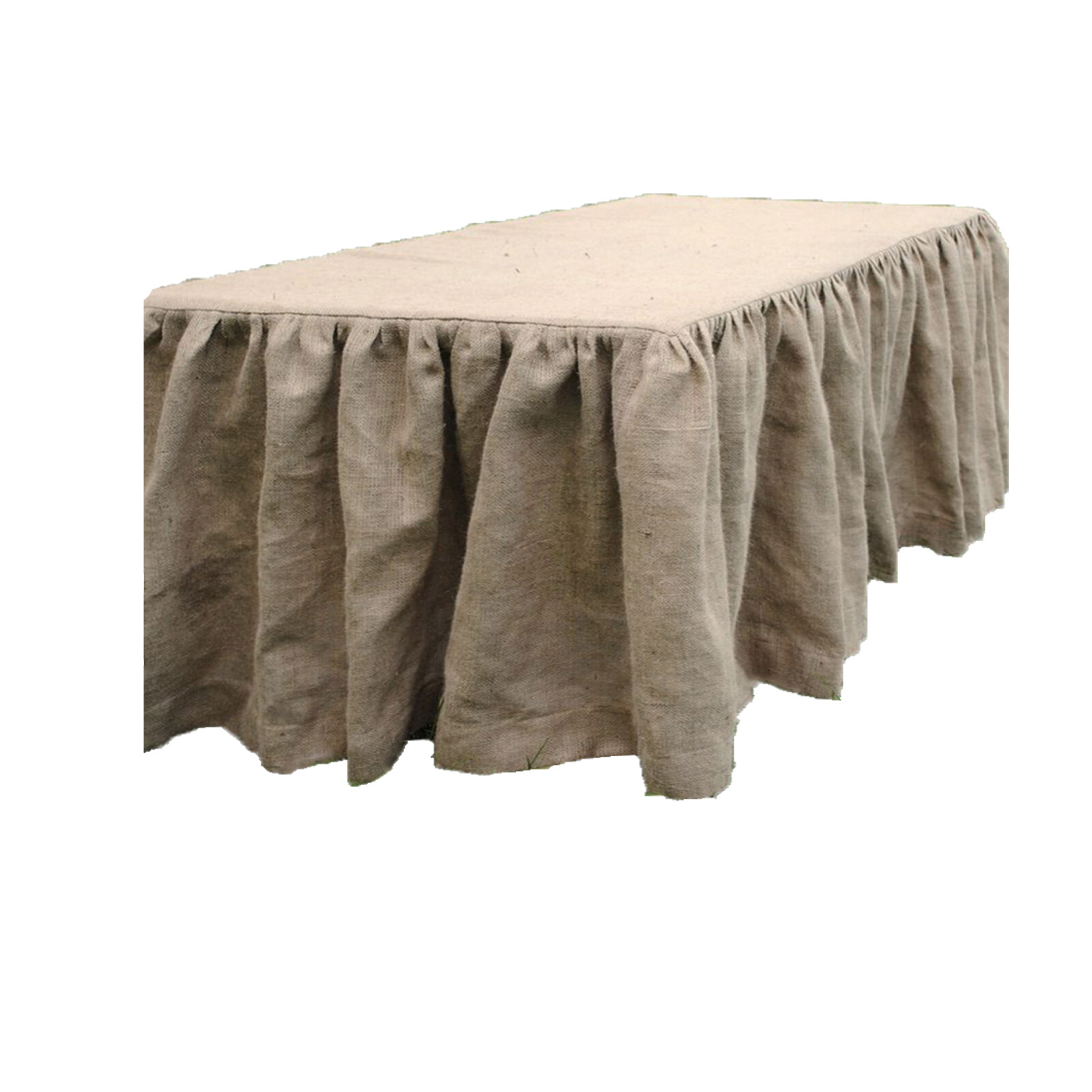 Burlap Table Skirt 21 Feet gallery