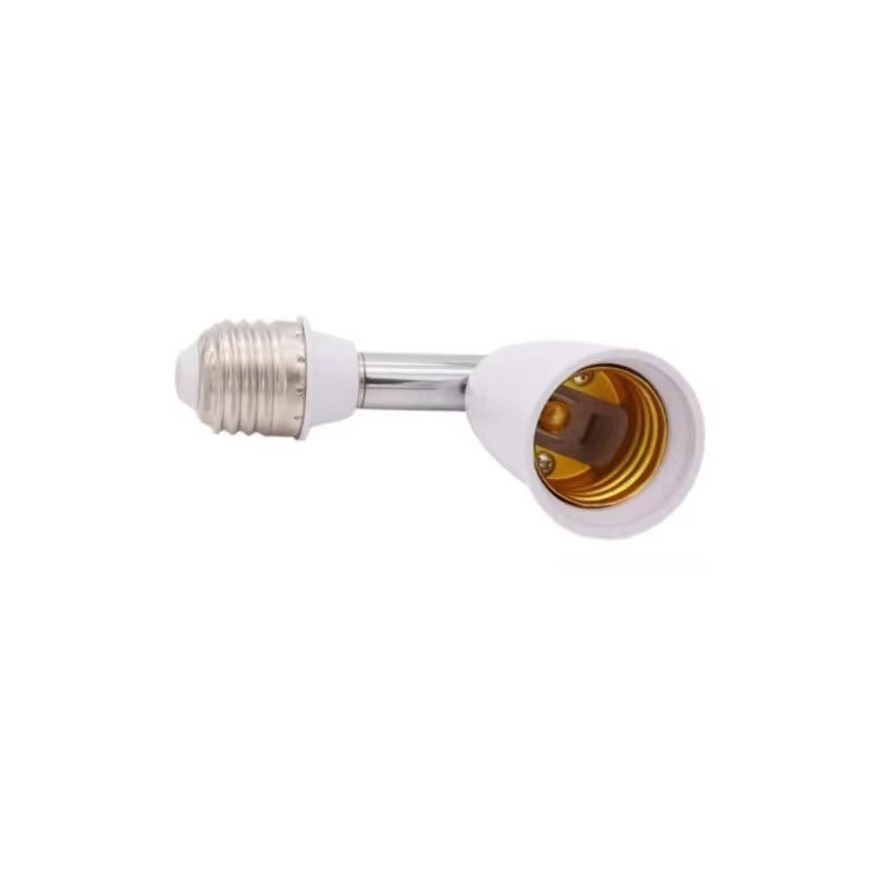 E27 to E27 Lamp Base Extension Socket 180 Degree Rotation Light Holder gallery
