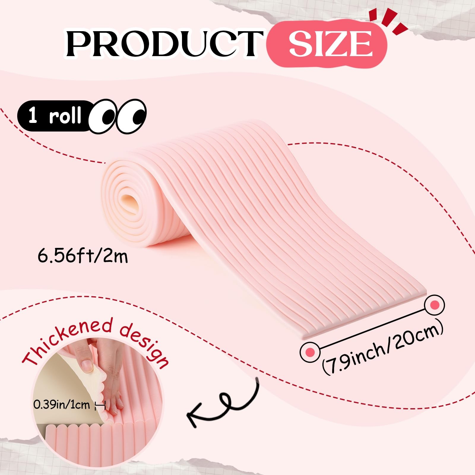 Fiwochic 7.9 X 78.7 Inch Anti Collision Wall Padding For Kids Padded Wall gallery