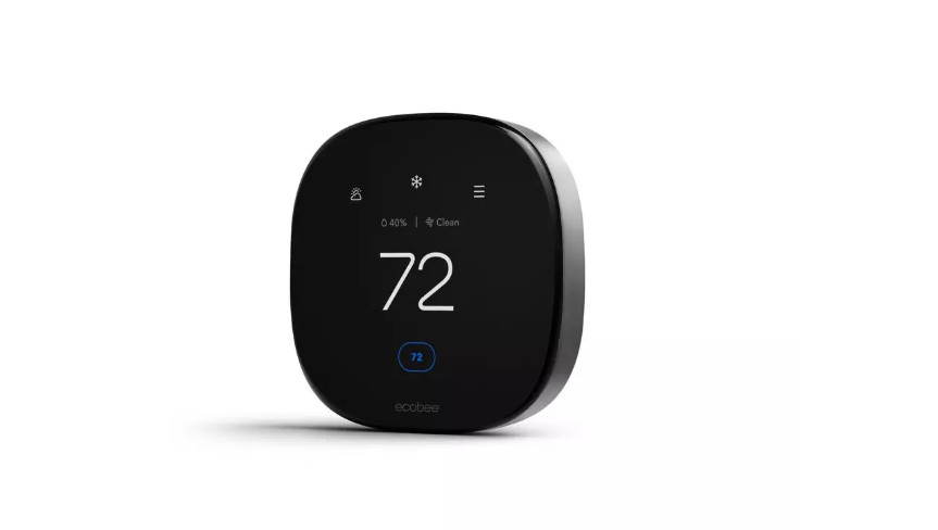 Ecobee For Pro Smart Thermostat Premium EB-STATE6PB-01 Black/Silver gallery