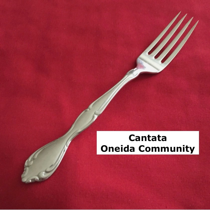 Oneida Community CANTATA Dinner Fork 7 1/4" Stainless Steel Flatware