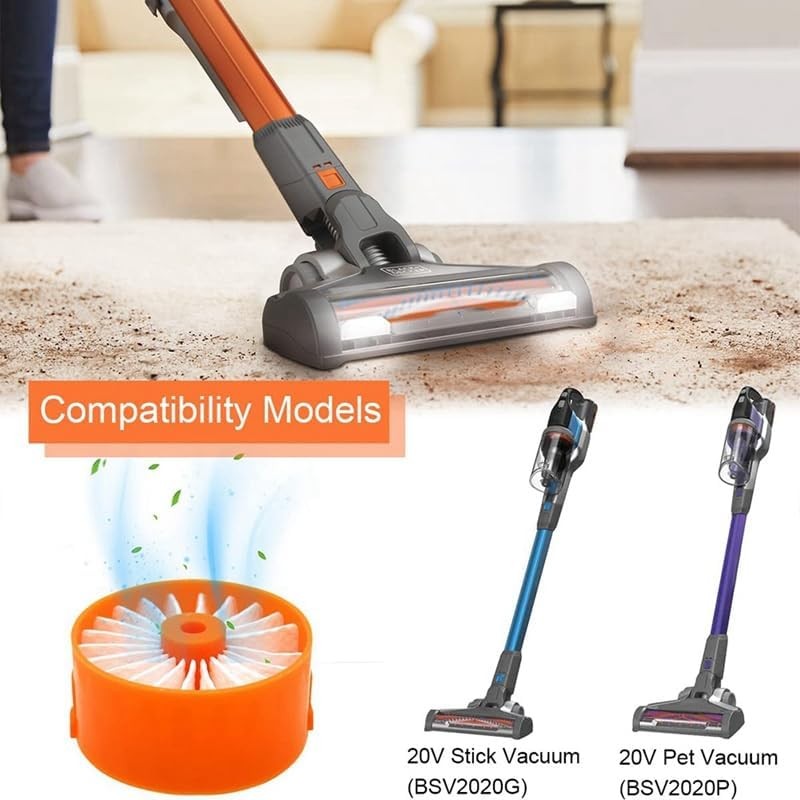 4 Pack Filter Element for BLACK DECKER POWERSERIES Cordless Stick Vacuum gallery