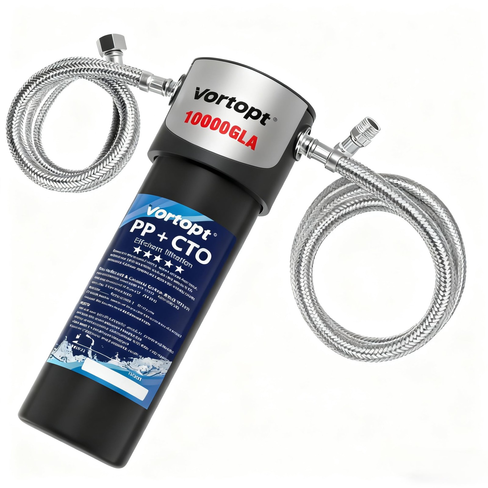 Under Sink Water Filter System,10000 Gallon &14 H Saves Space,Flow Under Coun... gallery