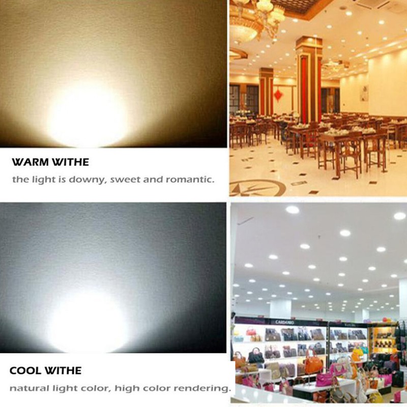 10PC Dimmable Downlight LED Recessed Ceiling Light Spotlight Home Decor 110V gallery