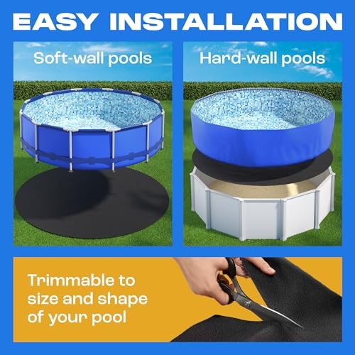 Yankee Pool Liner Pad, 21 Ft Round Puncture Proof Pool Mat, Above Ground 21 Ft. gallery
