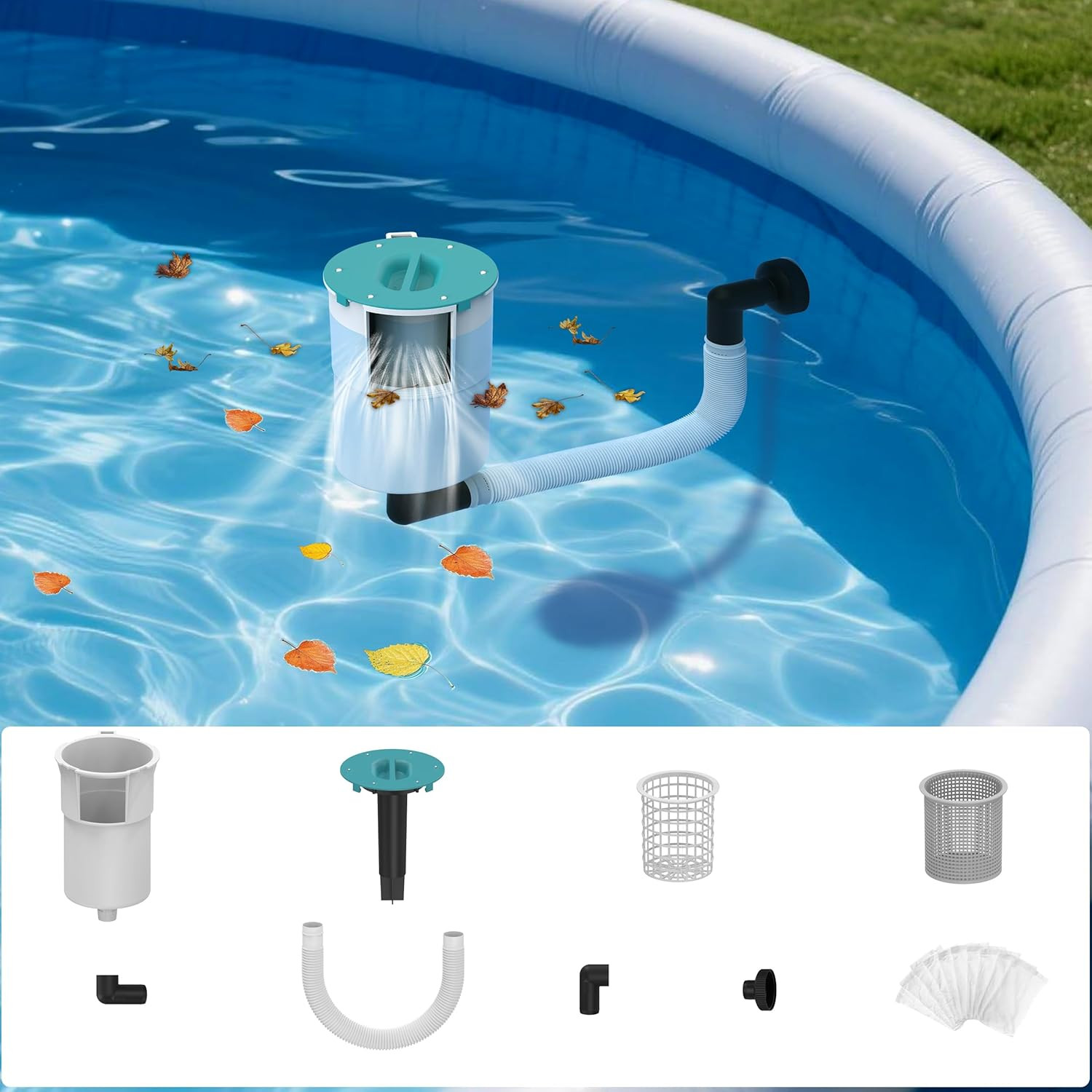 Above Ground Pool Skimmer,No Installation Required, No Adjustable Bracket Requir gallery