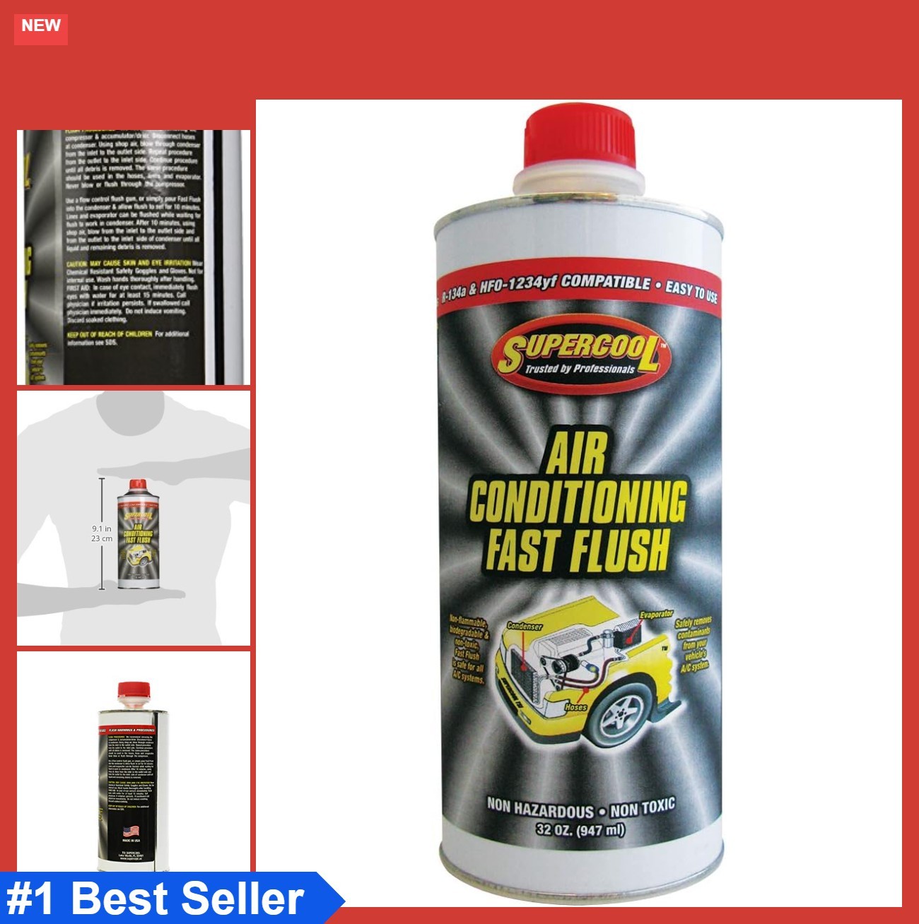 AC Flush 32 oz High-Temp Flash Point Over 250 F Non-Flammable Biodegradable gallery