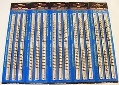 15 CAL-HAWK SOCKET RACK RAILS ORGANIZER HOLDER 1/4″ 3/8″ 1/2″ 16 CLIPS PER RAIL