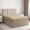 400 Thread Count Fitted Sheet Only, 100% Cotton Soft Sateen Sheet by CGK Linens gallery