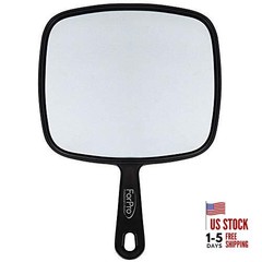 Extra Large Hand Mirror with Handle, 9″ W x 12″ L, Multi-Purpose X-Large