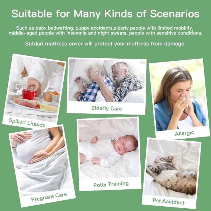 Microfiber Waterproof Mattress Protector Twin Full Queen King Mattress Cover gallery