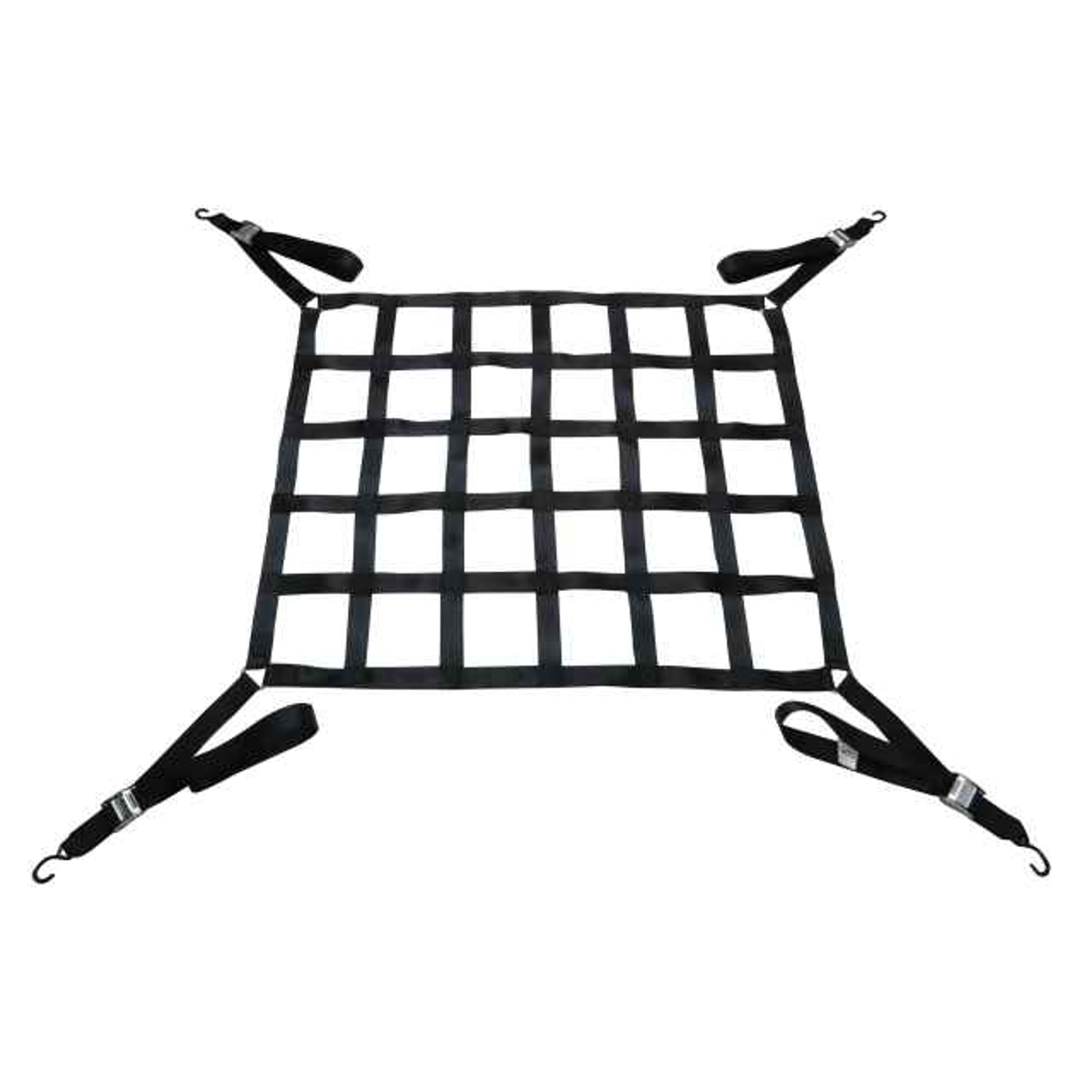 USCC Extra Short Pickup Truck Bed Cargo Net w/Cam Buckles, S-Hooks - 42" X 50" gallery