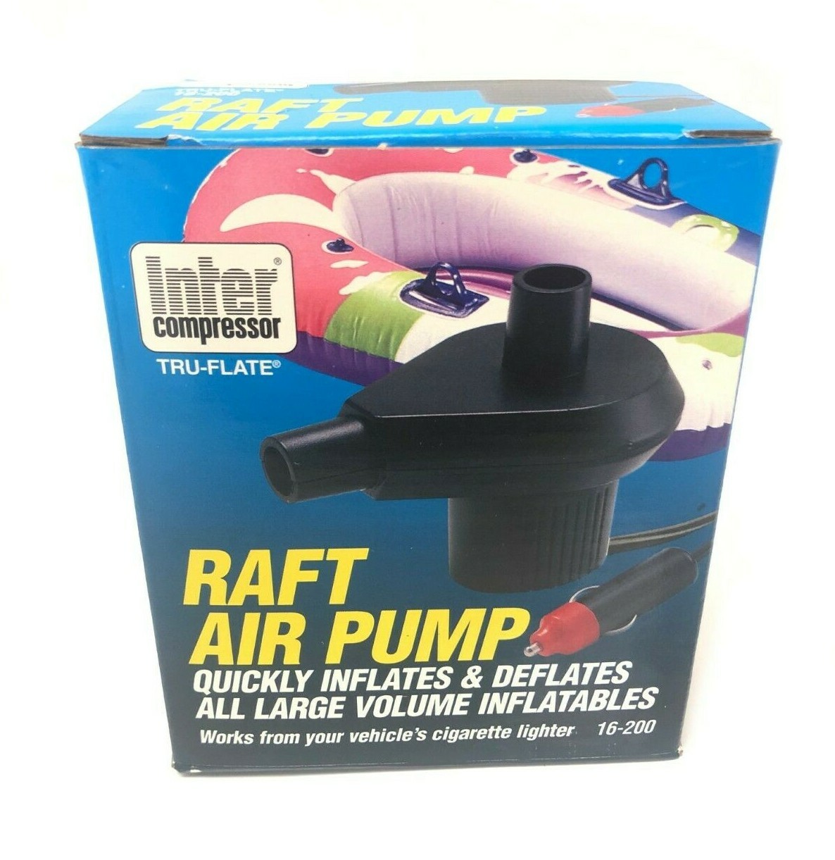 2 Electric Portable Air Pump For Inflatable Air Mattress Raft Bed Boat Pool Toy gallery