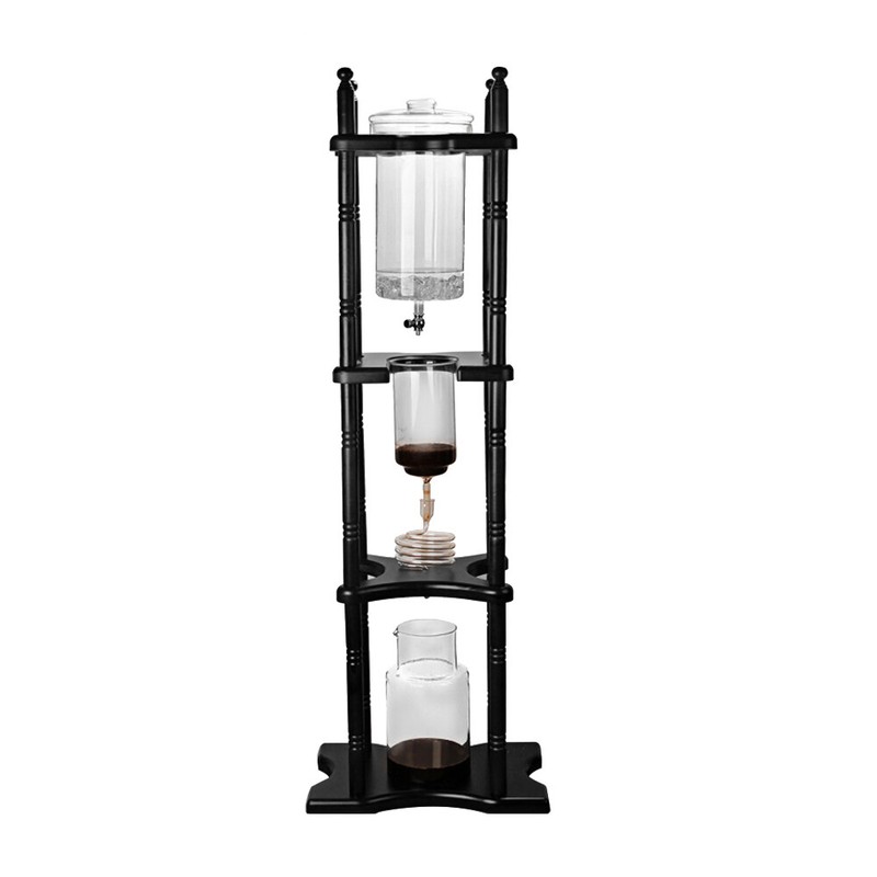Cold Drip Coffee Maker, Cold Brew Coffee Tower Slow Drip Cold Brew Maker Brown gallery