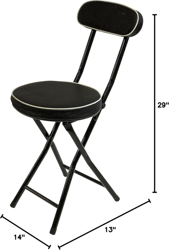 Cushioned Padded Folding Stool gallery
