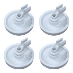 4 Pack Dishwasher Lower Rack Roller Wheel for Frigidaire 154174501