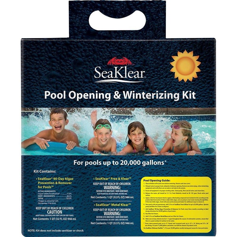 SeaKlear Pool Opening & Winterizing Kit up to 20,000 Gallons (90243SKR) gallery