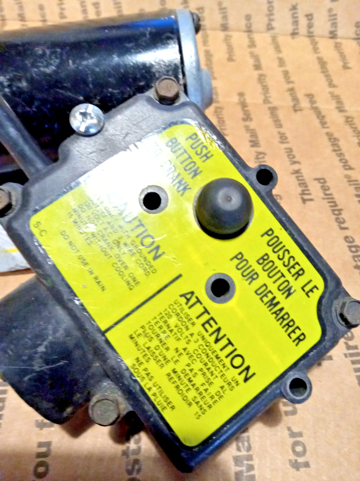 Briggs & Stratton 120 Volt Electric Starter Assembly 396530 FREE SHIPPING gallery