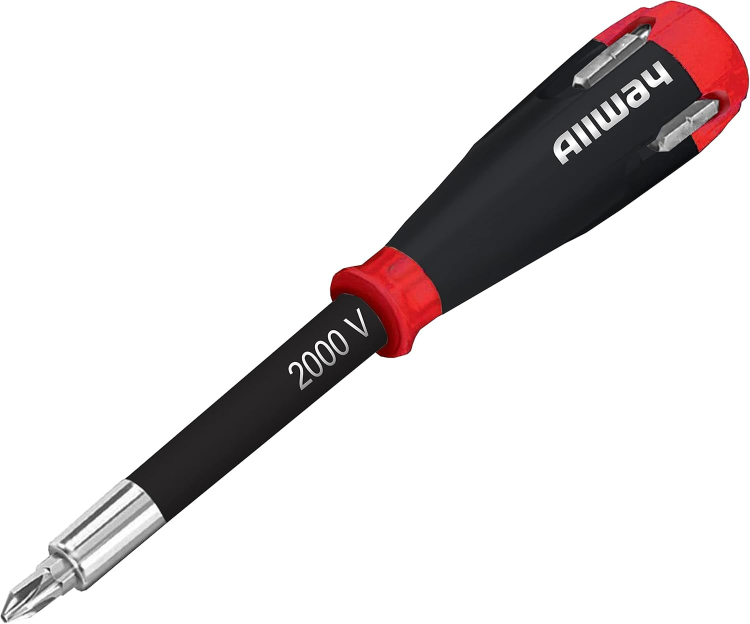 SD41 5-in-1 Shockproof Screwdriver with 4 Durable Bits gallery