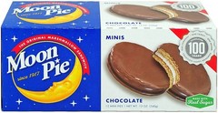 Moon Pie Single Decker – Chocolate. The Original Marshmallow Sandwich, 12 Pies