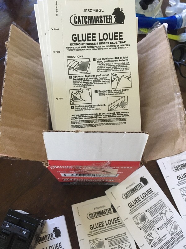 10-Pack Catchmaster 75M Bulk Mouse and Insect Glue Boards, x10 Glue Traps gallery