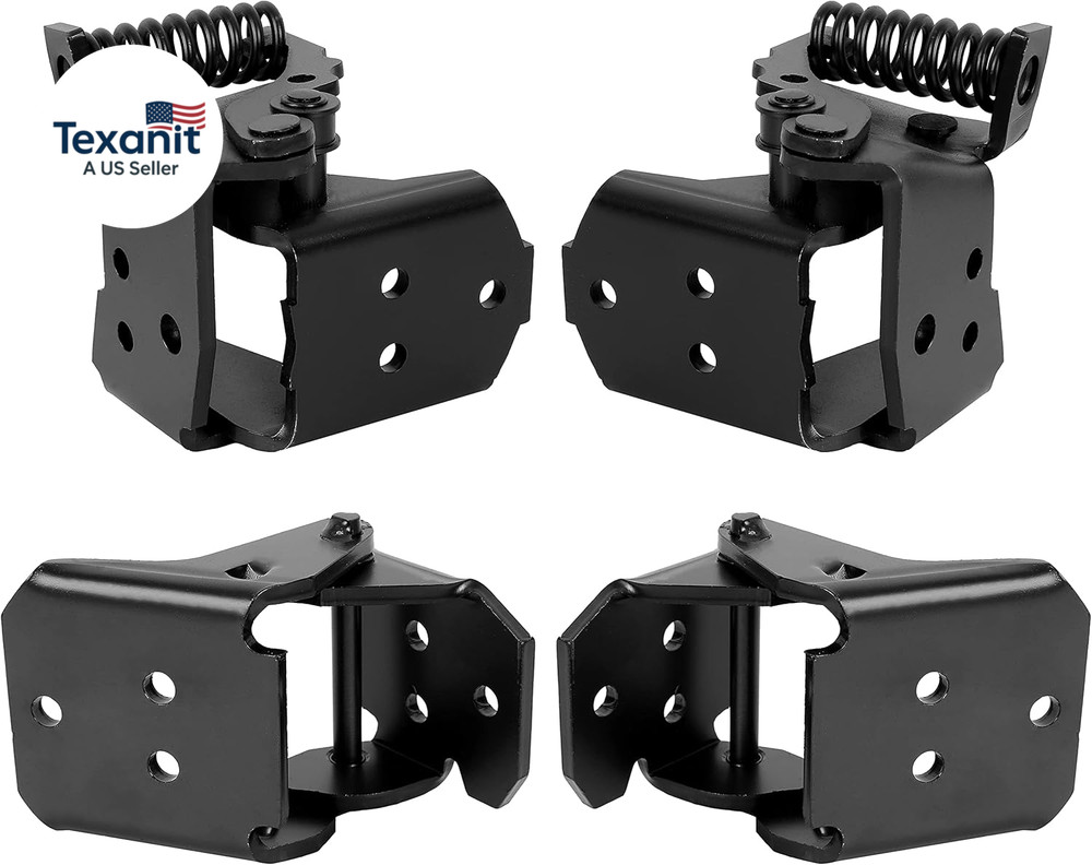 Door Hinge Set Compatible with 1978-1988 Chevrolet Chevy Monte Carlo SS EL Camin