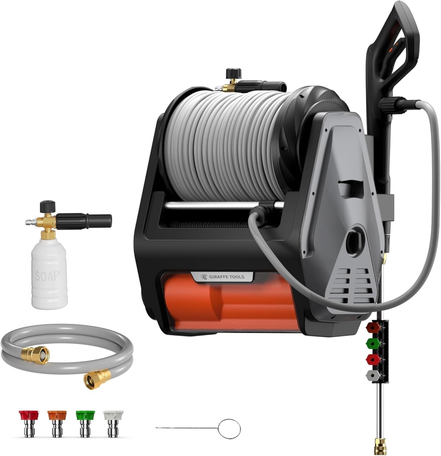 Giraffe Tools Max 3700 PSI Electric High Pressure Washer Power Washer 100FT Hose gallery