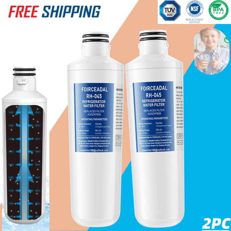 2pack Refresh Refrigerator Ice Water Filter For LG LT1000P ADQ747935 NEW gallery