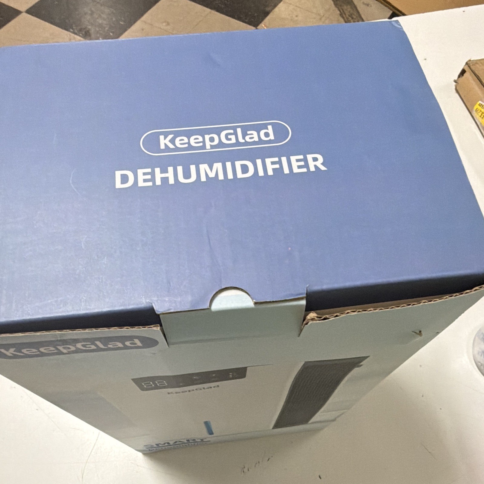 KeepGlad RX02-B Tabletop Smart Dehumidifier White Digital Display 50 sq ft gallery