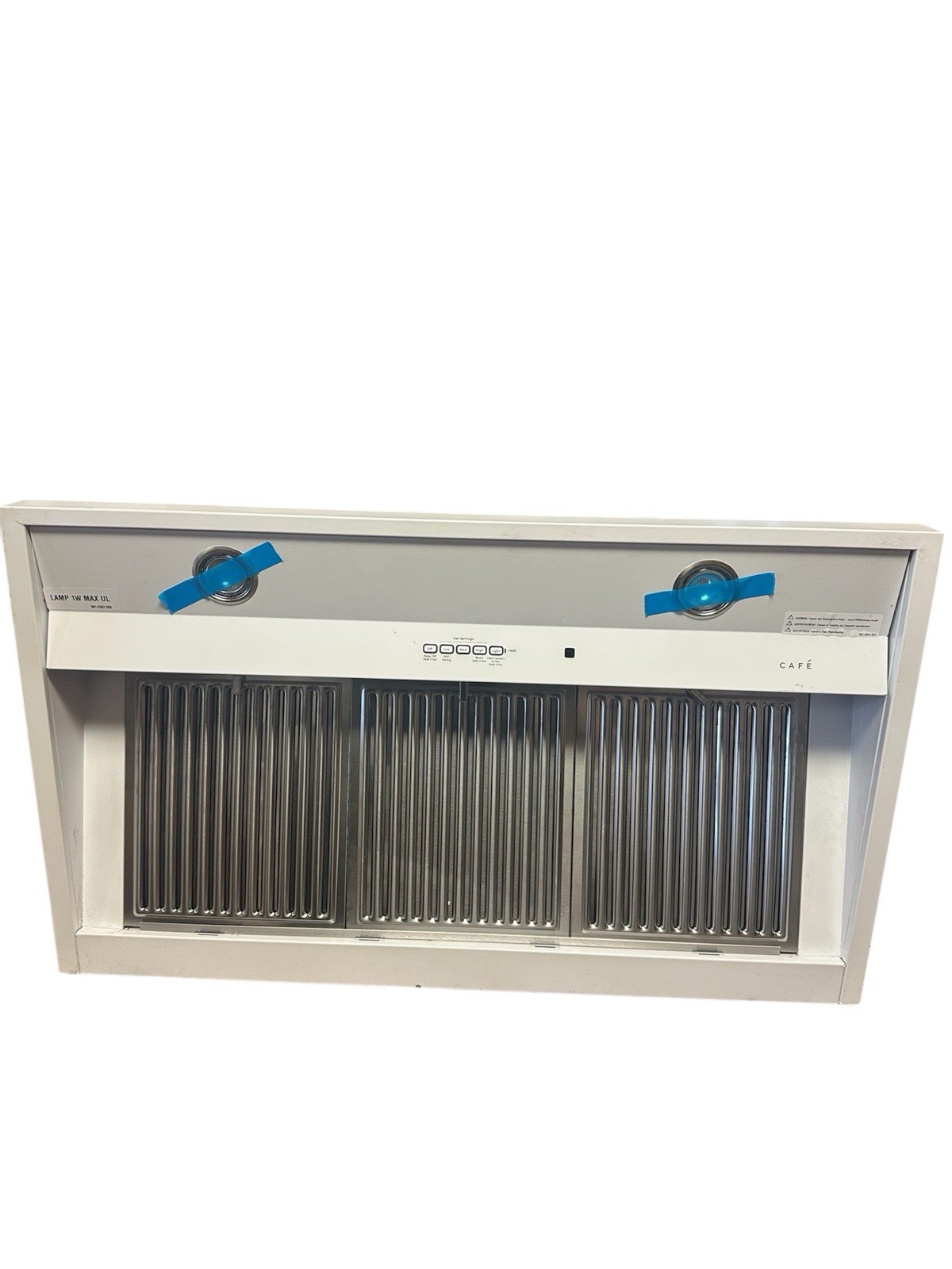 Ge Cafe 36" CVW93644PWM Matte White Commercial Style Wall Hood 600 CFM gallery