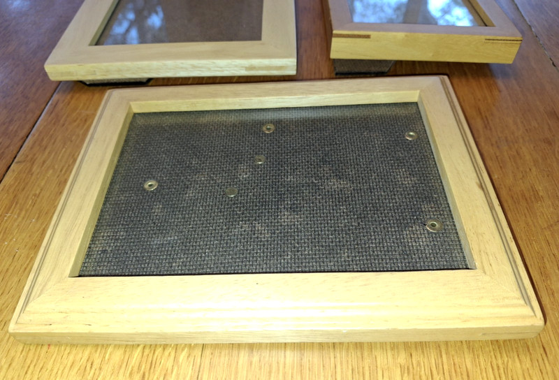 Lot of 3 Vintage Rectangular Wood Frames - Portrait or Landscape - Nice! gallery