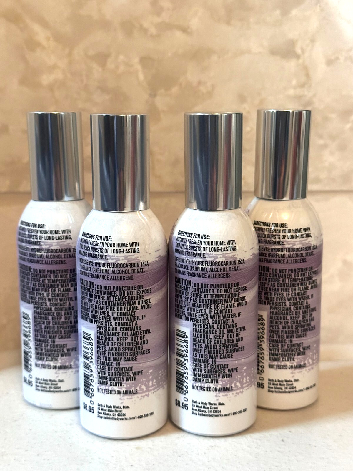 Bath & Body Works LAVENDER VANILLA Concentrated Room Spray 1.5 oz 4 Bottles gallery
