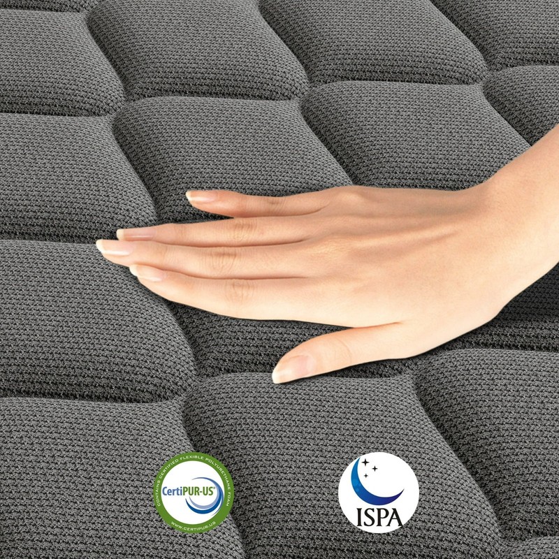 10" Full Size Memory Foam &Spring Hybrid Mattress Bed In a Box gallery