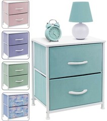 Bedside Night Table + 2 Drawers – Small Kids Dresser for Bedroom – Sleek & Style