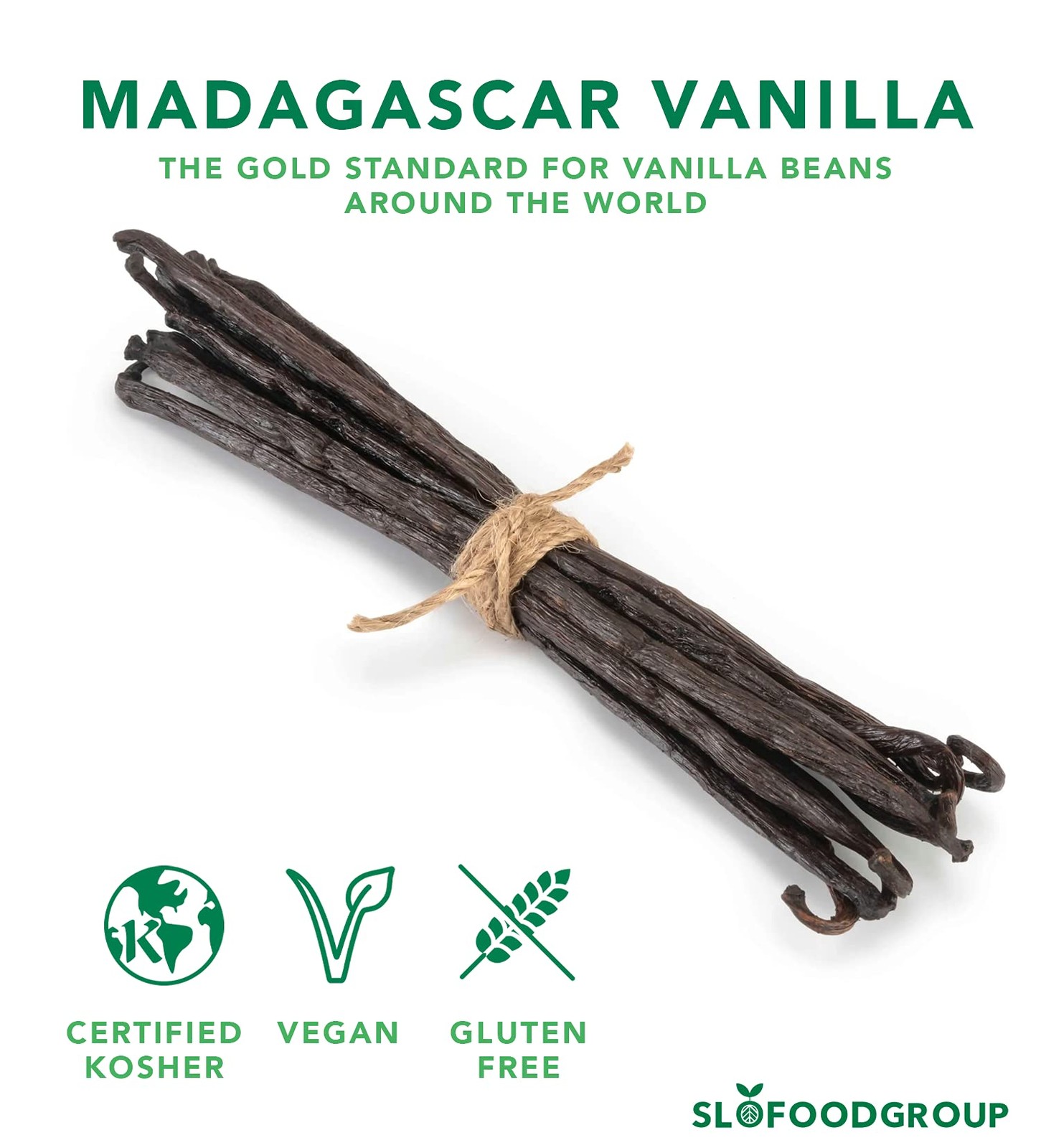 Slofoodgroup Madagascar Vanilla Beans Extract Grade B Vanilla Pods 4 oz. ... gallery