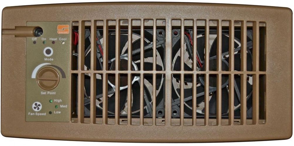 Register Booster Fan Flush Fit Brown Forced Air Systems Helps Boost Air Flow gallery