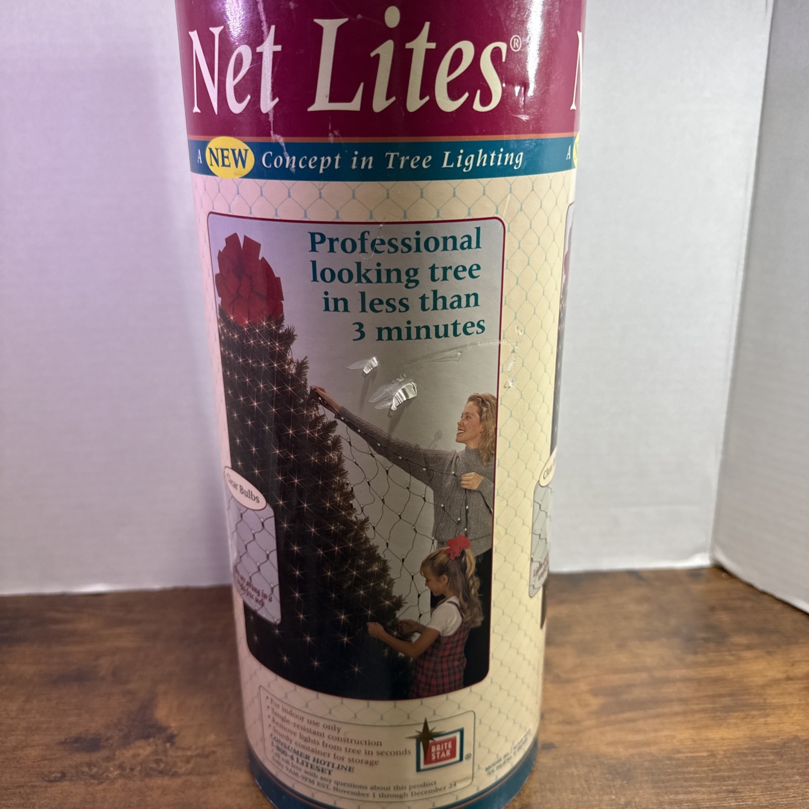 Brite Star Net Lites Indoor/Outdoor Rectangular 4' X 6' (24 sq ft) 224 Ct CLEAR gallery