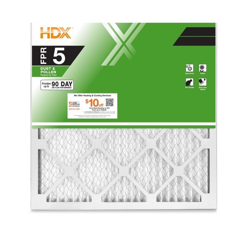 1 PACK or 3 PACK - Air Filter Standard Pleated FPR 5 Dust Filters Furnace AC gallery