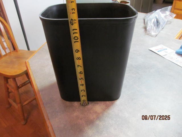 FireGuard R-4140 Fire-Resistant Wastebasket Rectangular Black 3.5 gallon gallery