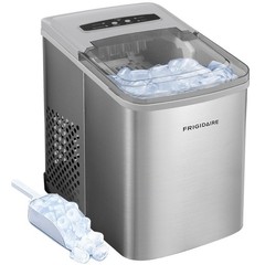 Frigidaire Portable Ice Machine Countertop Ice Maker 26lbs Stainless Steel
