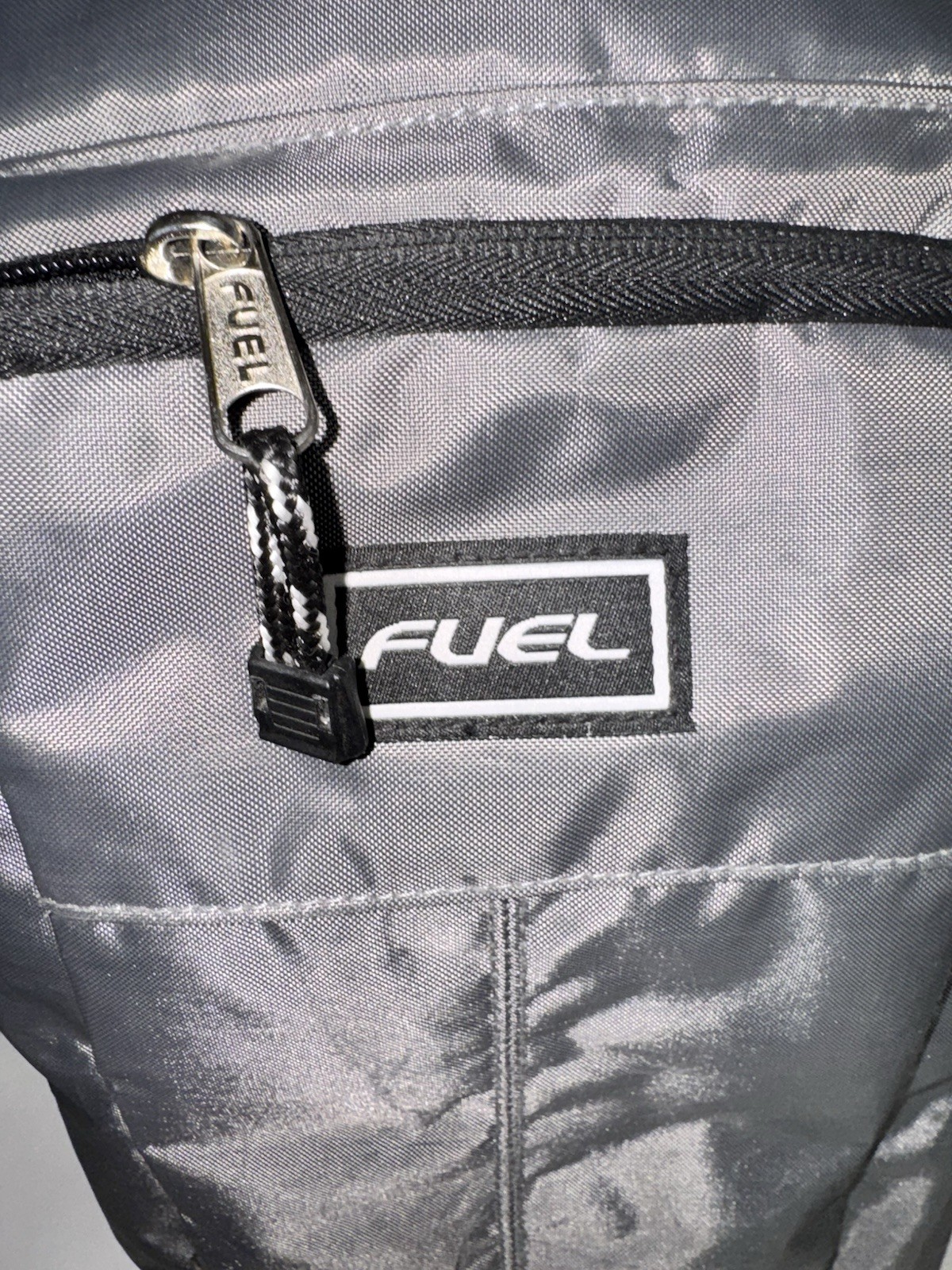 New Fuel Outdoor Computer Laptop Backpack Multiple Compartments Zippers Gray 2