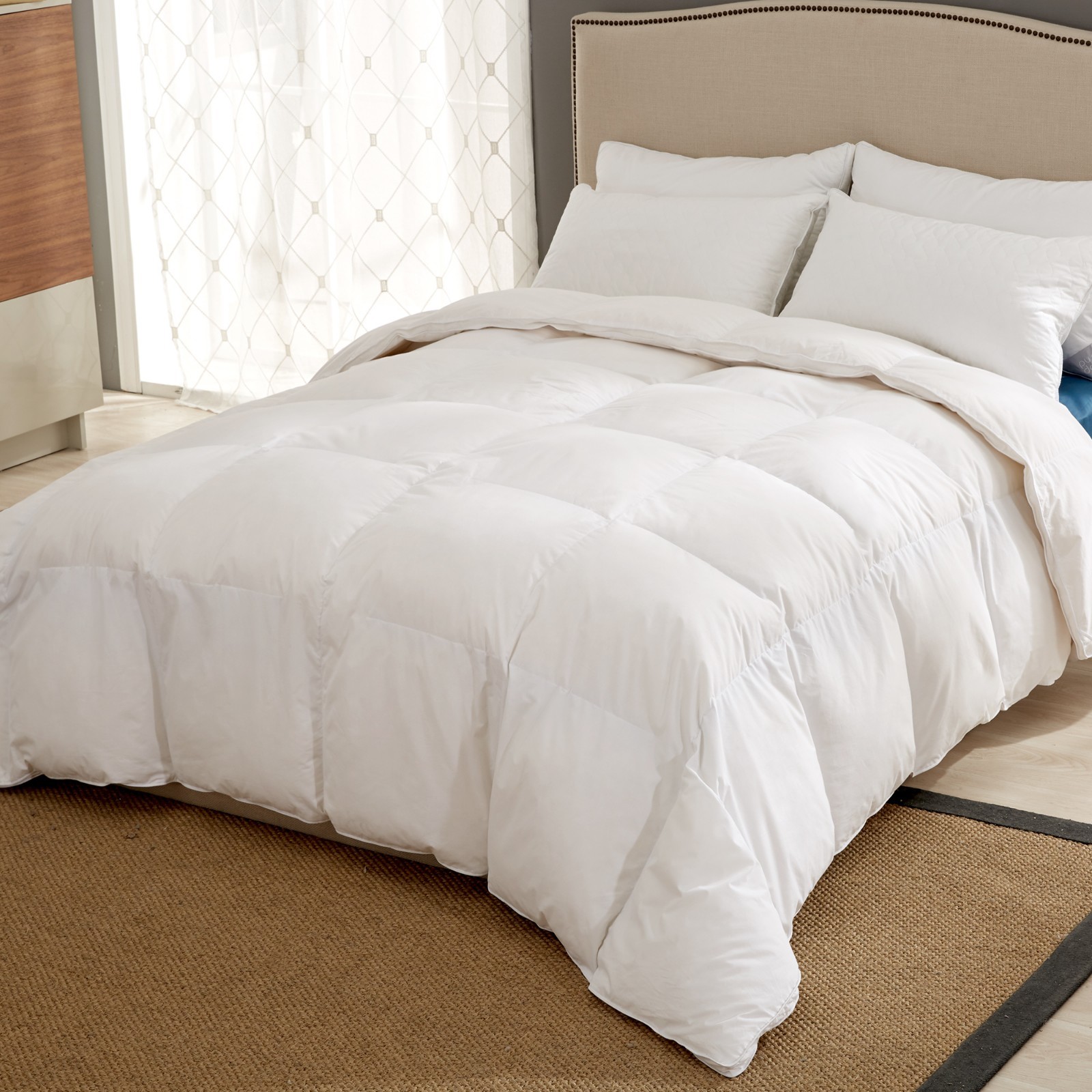 Puredown King Size Comforter Extra Warm White Goose Down Ultra Feather gallery