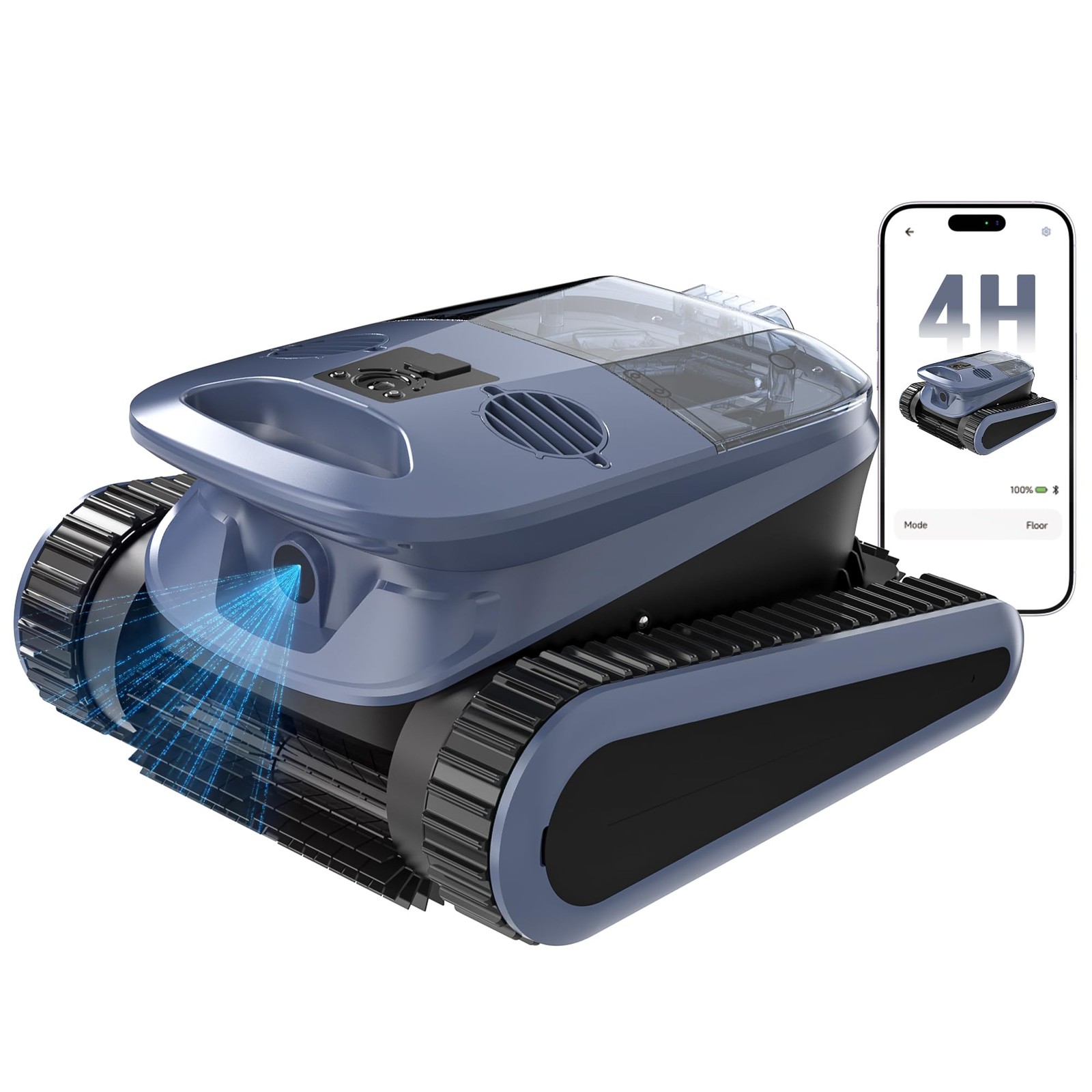 (2026 New) 240-Min Cordless Robotic Pool Cleaner, Wall-Climbing gallery
