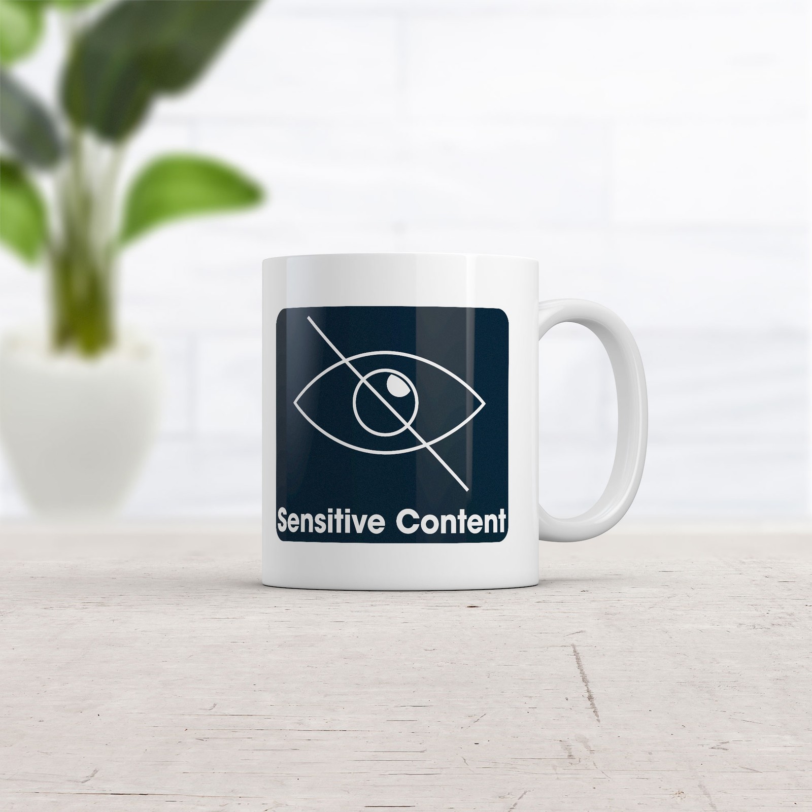 Sensitive Content Mug Funny Sarcastic Graphic Novelty Coffee Cup gallery